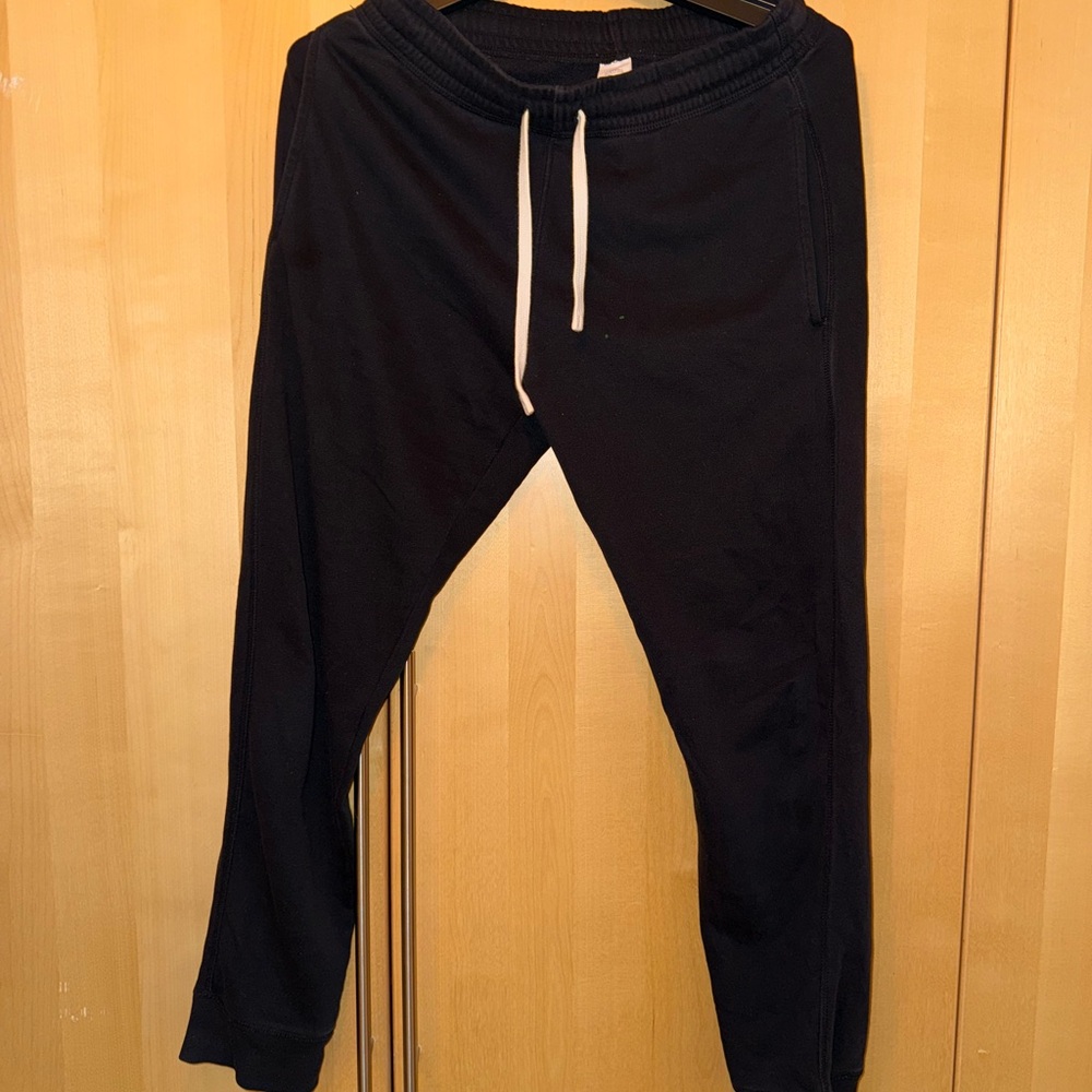 Muji Black Jogger Pants